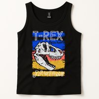 T Rex Fossil Hunter Jawsome Tank Top
