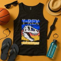 T Rex Fossil Hunter Jawsome Tank Top