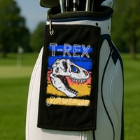 T Rex Fossil Hunter Jawsome Golf Towel