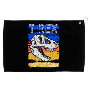 T Rex Fossil Hunter Jawsome Grommeted Golf Towel