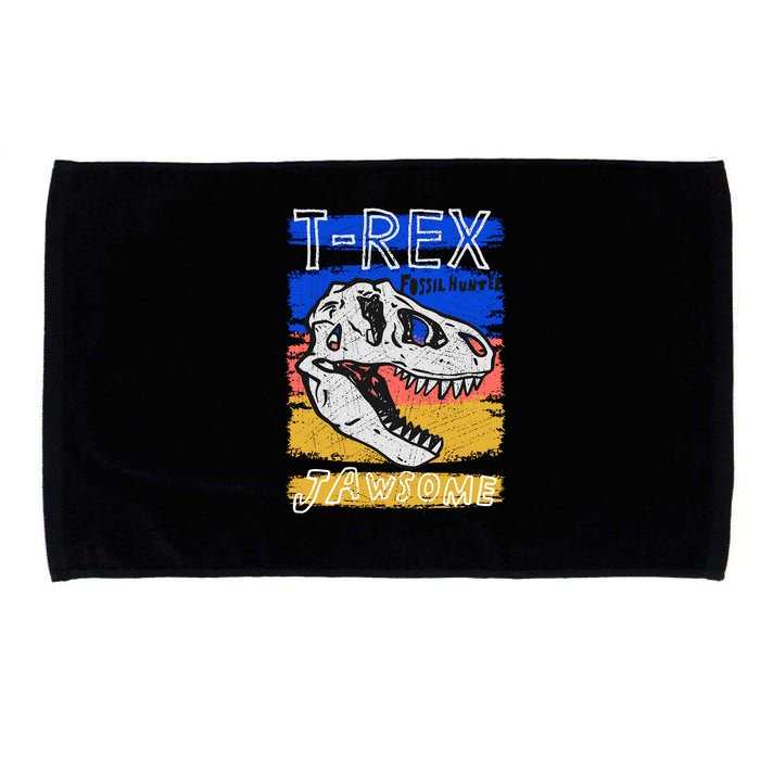T Rex Fossil Hunter Jawsome Microfiber Hand Towel