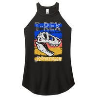 T Rex Fossil Hunter Jawsome Women's Perfect Tri Rocker Tank