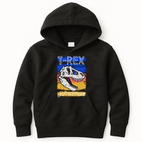 T Rex Fossil Hunter Jawsome Kids Hoodie