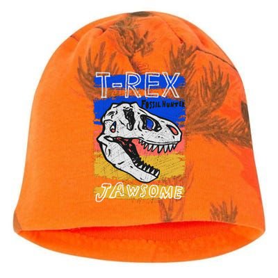 T Rex Fossil Hunter Jawsome Kati - Camo Knit Beanie