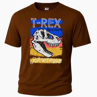 T Rex Fossil Hunter Jawsome Performance Shirt