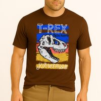 T Rex Fossil Hunter Jawsome Performance Shirt