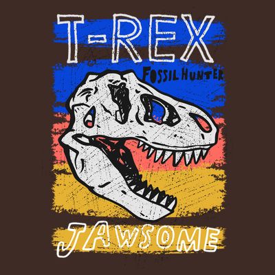 T Rex Fossil Hunter Jawsome T-Shirt