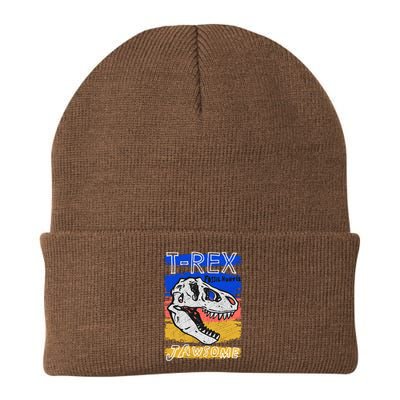 T Rex Fossil Hunter Jawsome Knit Cap Winter Beanie