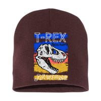 T Rex Fossil Hunter Jawsome Short Acrylic Beanie