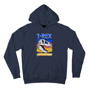 T Rex Fossil Hunter Jawsome Hoodie