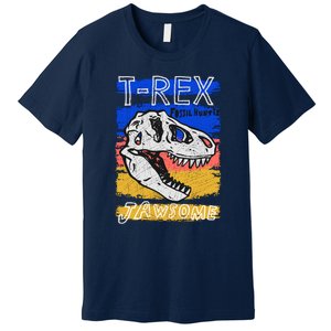 T Rex Fossil Hunter Jawsome Premium T-Shirt