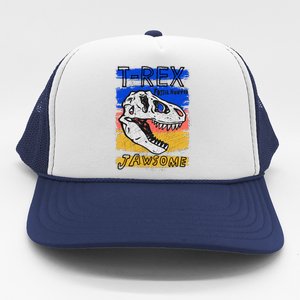 T Rex Fossil Hunter Jawsome Trucker Hat