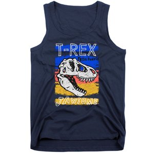 T Rex Fossil Hunter Jawsome Tank Top