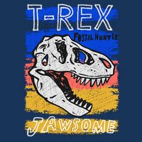 T Rex Fossil Hunter Jawsome Infant Baby Jersey Bodysuit