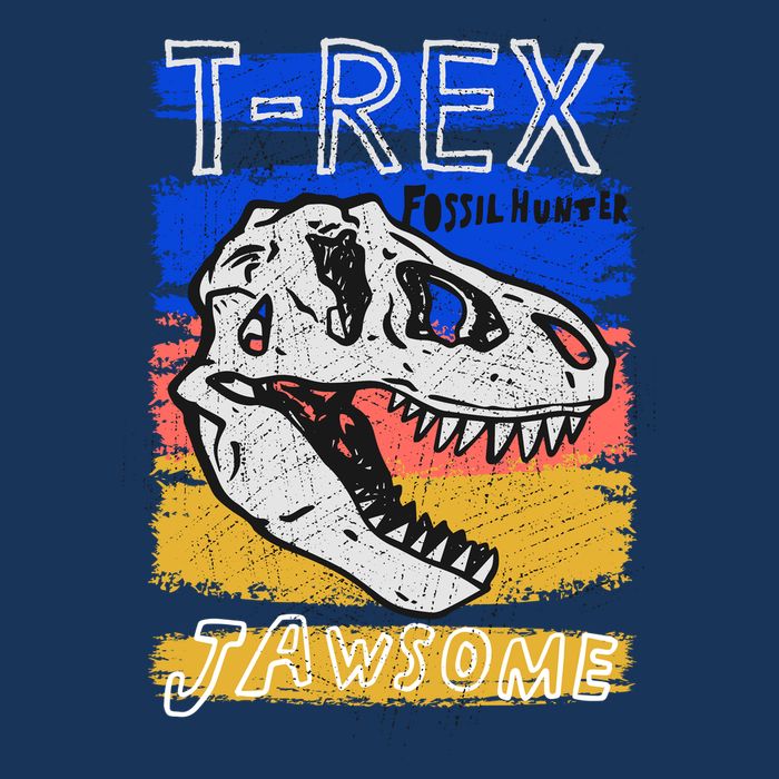 T Rex Fossil Hunter Jawsome Infant Baby Jersey Bodysuit