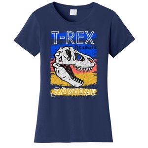 T Rex Fossil Hunter Jawsome Women's T-Shirt