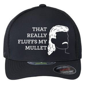 That Really Fluffs My Mullet Haircut Vokuhila Flexfit Unipanel Trucker Cap