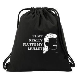 That Really Fluffs My Mullet Haircut Vokuhila Drawstring Bag