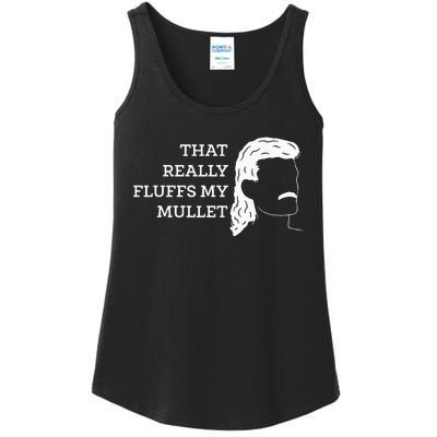 That Really Fluffs My Mullet Haircut Vokuhila Ladies Essential Tank