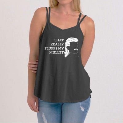 That Really Fluffs My Mullet Haircut Vokuhila Women's Strappy Tank