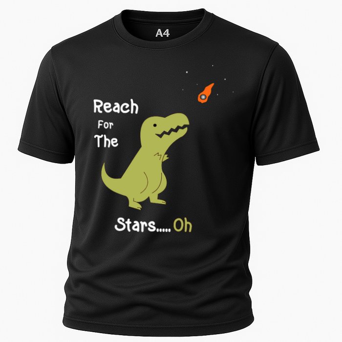 T-Rex Reach For The Stars Oh Dinosaur Dino Cool Cute Funny Performance Shirt