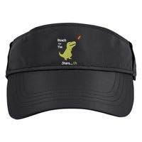 T-Rex Reach For The Stars Oh Dinosaur Dino Cool Cute Funny Adult Drive Performance Visor