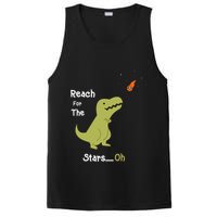 T-Rex Reach For The Stars Oh Dinosaur Dino Cool Cute Funny PosiCharge Competitor Tank