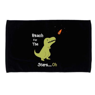 T-Rex Reach For The Stars Oh Dinosaur Dino Cool Cute Funny Microfiber Hand Towel