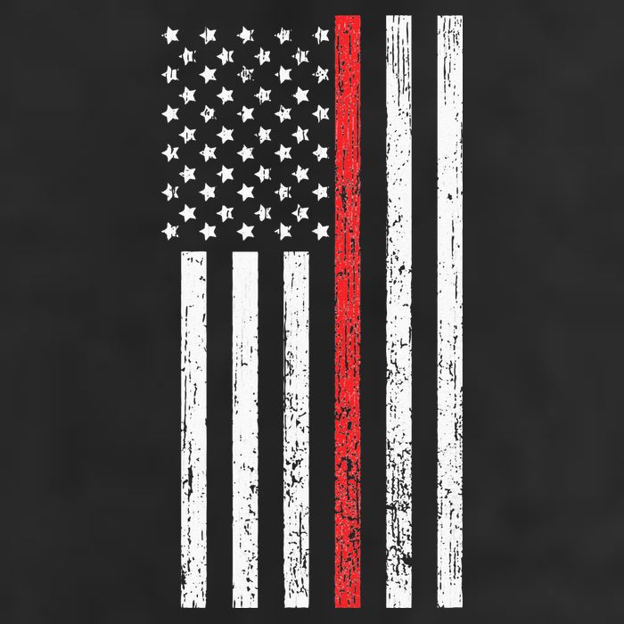 Thin RedLine Firefighter Flag Distressed Effect Cool Comfort Performance Bucket Hat