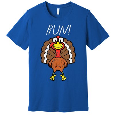 Turkey Run Funny Happy Thanksgiving Day Premium T-Shirt