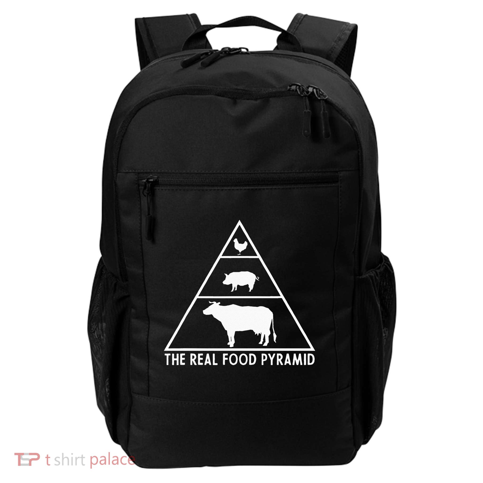 The Real Food Pyramid For Carnivores Backpack