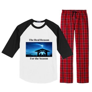 The Reason For The Season Raglan Sleeve Pajama Set