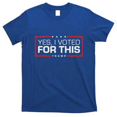 Trump Retro Funny Yes I Voted For This T-Shirt