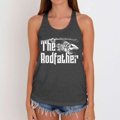 The Rodfather Fishing Women's Knotted Racerback Tank