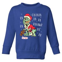 T Rex Fa Ra Ra Rawr Christmas Dinosaur Gingerbread Oh No Great Gift Toddler Sweatshirt