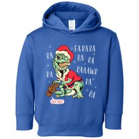 T Rex Fa Ra Ra Rawr Christmas Dinosaur Gingerbread Oh No Great Gift Toddler Hoodie