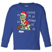 T Rex Fa Ra Ra Rawr Christmas Dinosaur Gingerbread Oh No Great Gift Toddler Long Sleeve Shirt