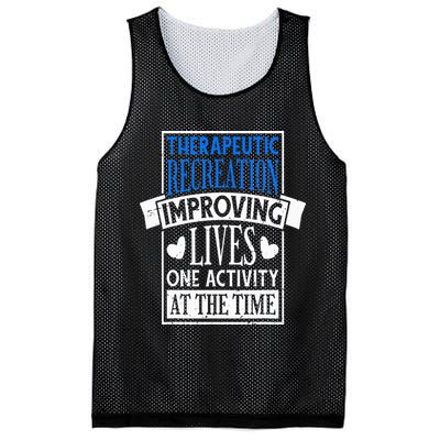 Therapeutic Recreation For Recreational Therapy Mesh Reversible Basketball Jersey Tank