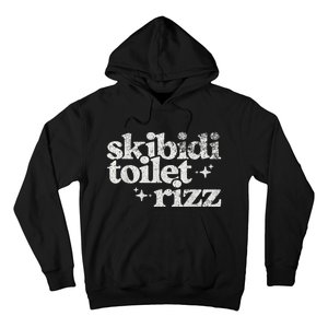 Toilet Rizz Funny Meme Hoodie