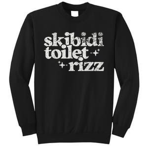 Toilet Rizz Funny Meme Sweatshirt