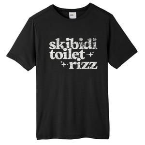 Toilet Rizz Funny Meme Tall Fusion ChromaSoft Performance T-Shirt