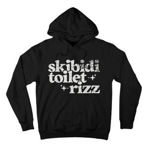 Toilet Rizz Funny Meme Tall Hoodie