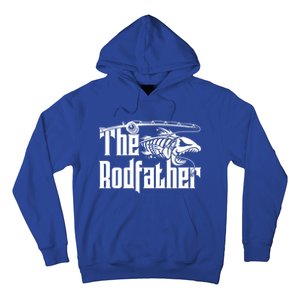 The Rodfather Funny Fishing Skeleton Fish Father's Day Meaningful Gift Hoodie