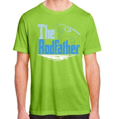 The Rodfather Funny Fishing Parody Adult ChromaSoft Performance T-Shirt