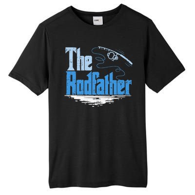 The Rodfather Funny Fishing Parody Tall Fusion ChromaSoft Performance T-Shirt