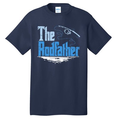 The Rodfather Funny Fishing Parody Tall T-Shirt