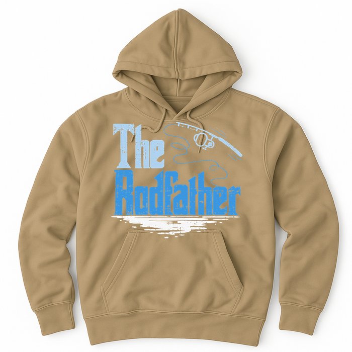 The Rodfather Funny Fishing Parody Hoodie