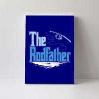 The Rodfather Funny Fishing Parody Gift Meaningful Gift Canvas