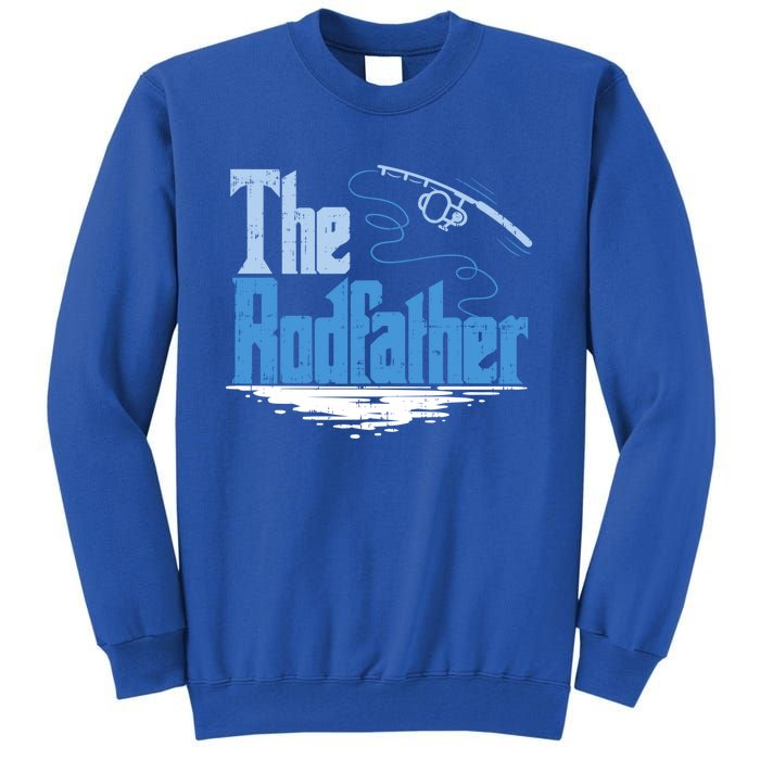 The Rodfather Funny Fishing Parody Gift Meaningful Gift Tall Sweatshirt