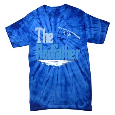 The Rodfather Funny Fishing Parody Gift Meaningful Gift Tie-Dye T-Shirt